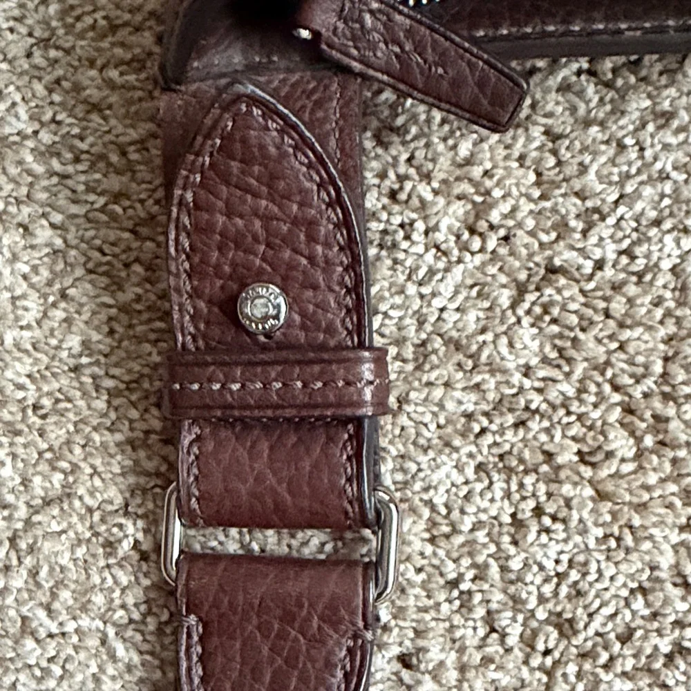 TUMI Vintage Brown Leather Men's Bag